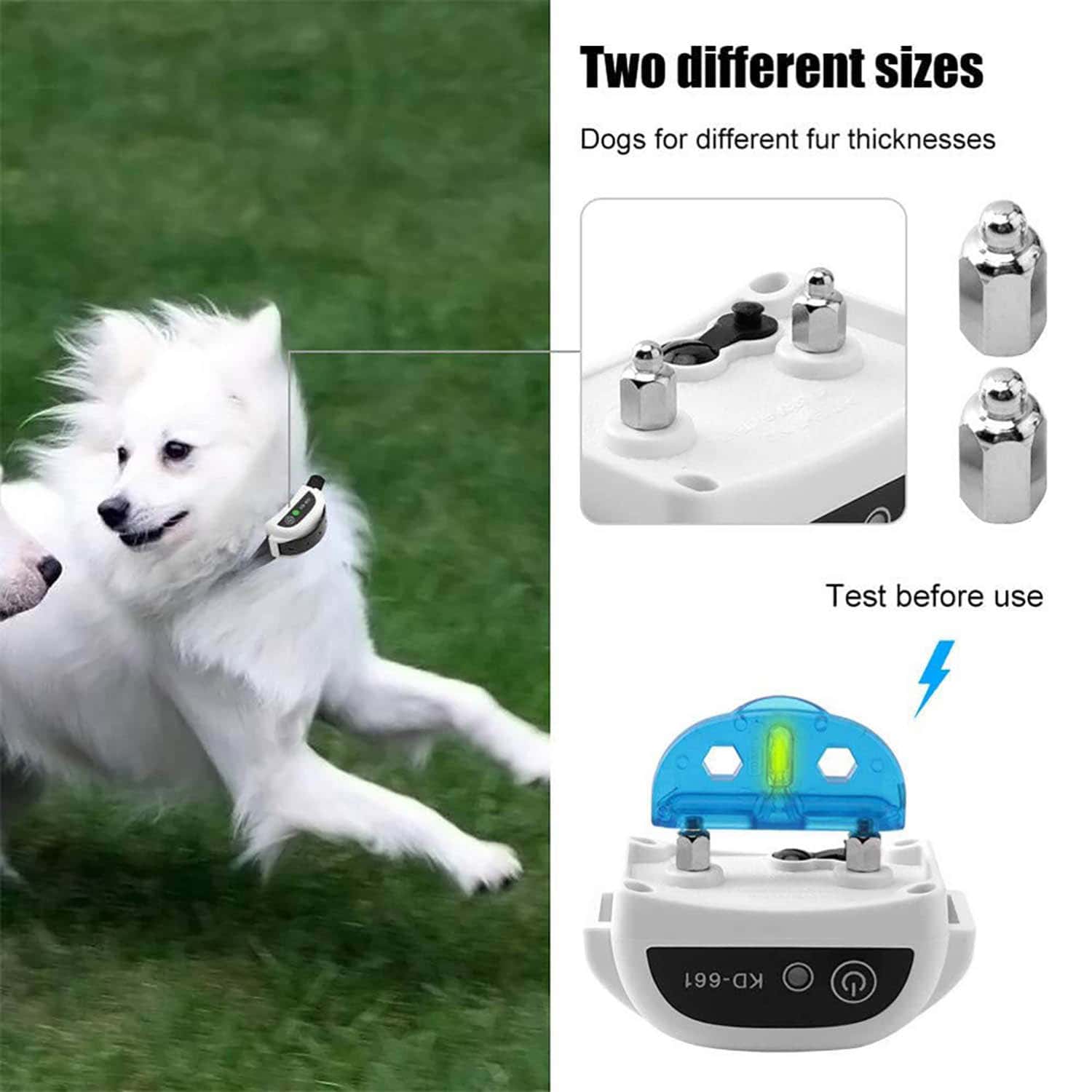 Wireless Dog Fence Containment System with Rechargeable Waterproof Receiver Collar (Extra Collar)