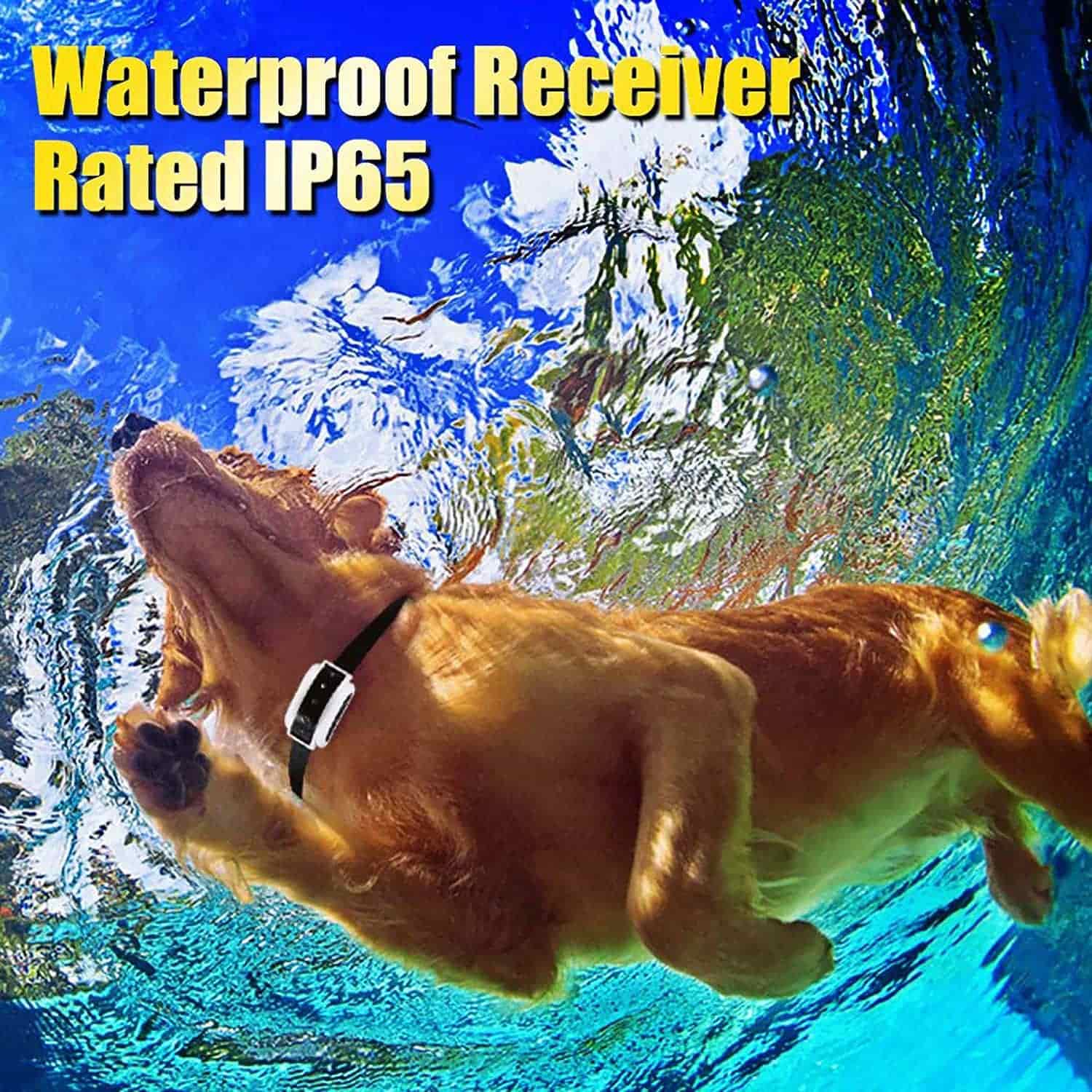 Wireless Dog Fence Containment System with Rechargeable Waterproof Receiver Collar (Extra Collar)