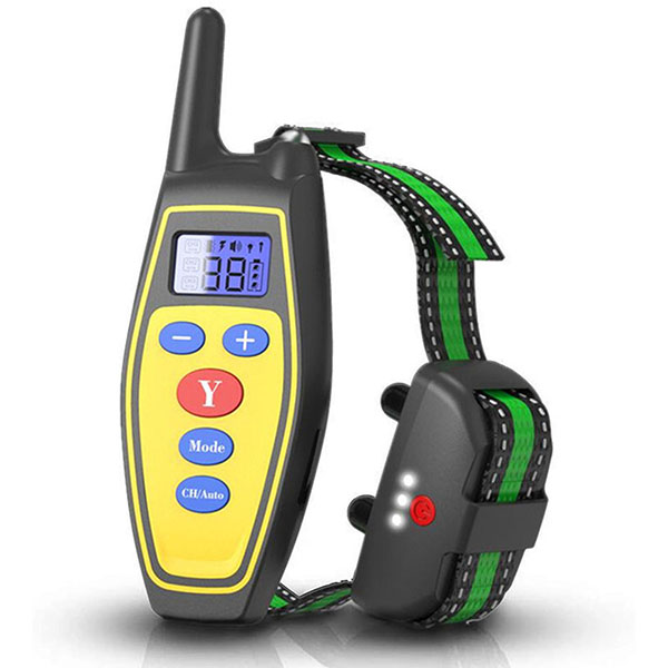 2 in 1 Remote Dog Training Collar Automatic Anti Bark Control with Rechargeable and Waterproof