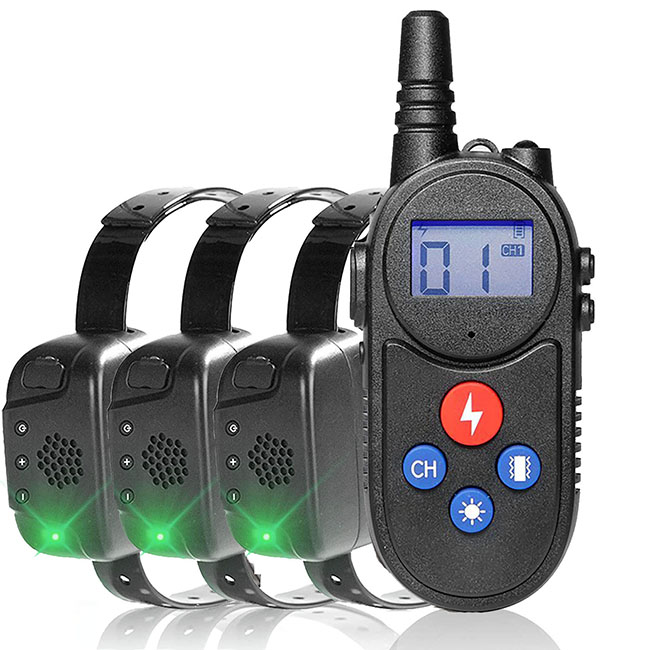 Dog Training Collar with walkie talkie Remote Control Distance Up to 2600Ft