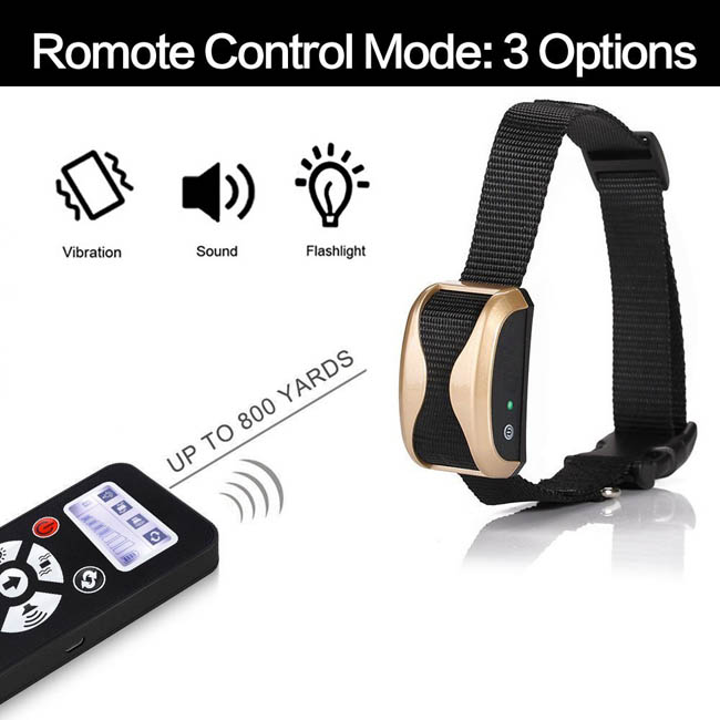 Remote Dog Training Collar with Waterproof and Rechargeable electric dog collar
