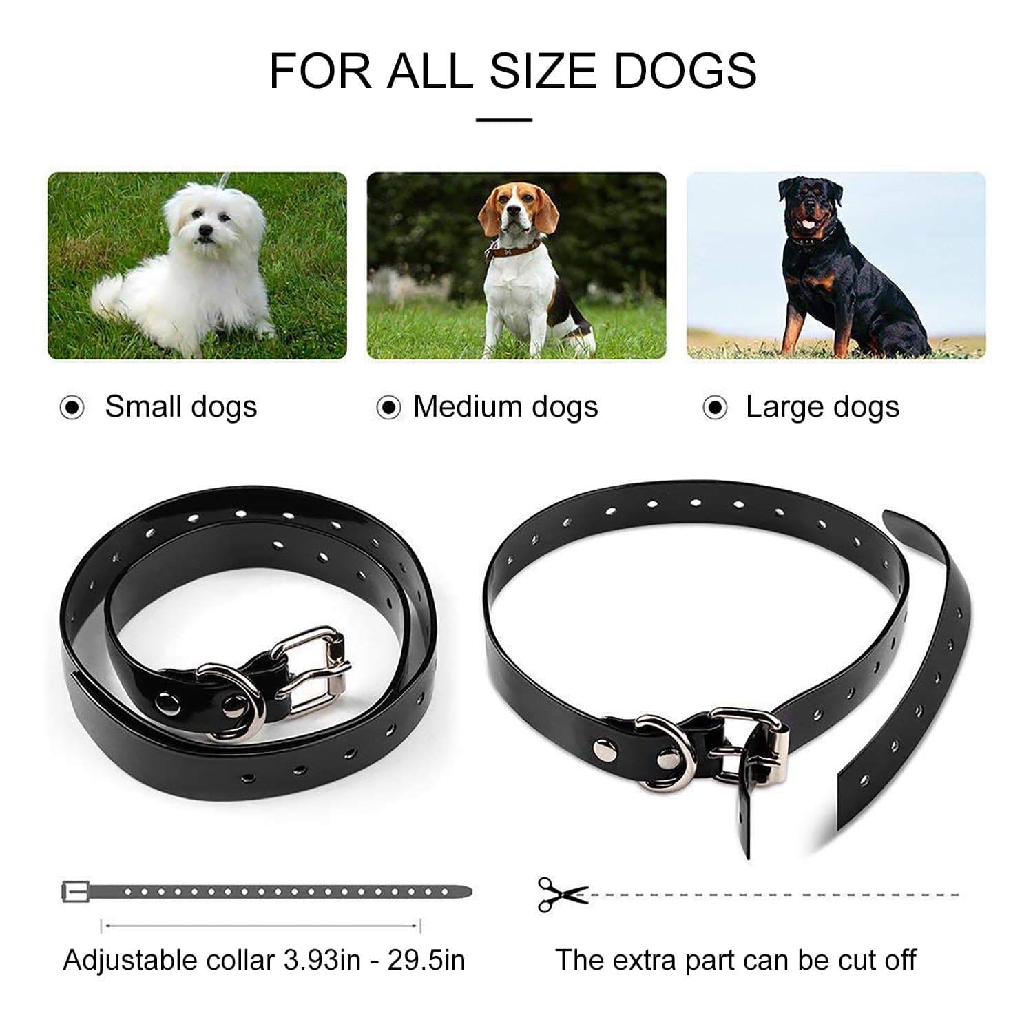 Dog Training Collar with Remote Rechargeable and 100% Waterproof Pet Trainer